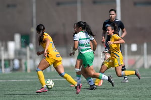 Celeste Guevara, María González, Lizeth Contreras | Santos vs Tigres J13 C2023 Liga MX