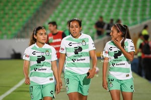 Michel Ruiz, Arlett Tovar, Marianne Martínez | Santos vs Tigres femenil