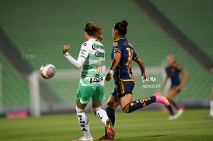 Belén Cruz, Stephanie Soto | Santos vs Tigres femenil