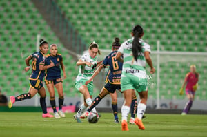 Luisa De Alba, Nancy Antonio | Santos vs Tigres femenil