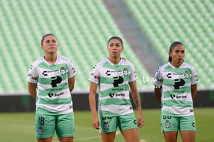 Lia Romero, Priscila Padilla, Michel Ruiz | Santos vs Tijuana femenil