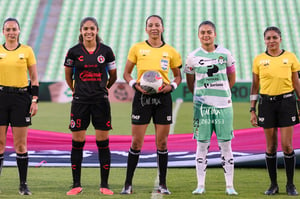 Capitanas, Alexxandra Ramírez, Daniela Espinosa | Santos vs Tijuana femenil