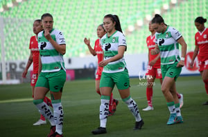 María Yokoyama, Priscila Padilla, Natalia Miramontes | Santos vs Toluca J10 C2023 Liga MX femenil
