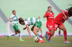 Liliana Rodríguez, Daniela Delgado | Santos vs Toluca J10 C2023 Liga MX femenil