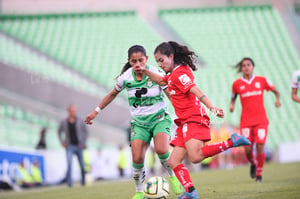 Brenda León, Patricia Jardón | Santos vs Toluca J10 C2023 Liga MX femenil