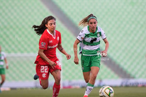Patricia Jardón, Daniela Delgado | Santos vs Toluca J10 C2023 Liga MX femenil