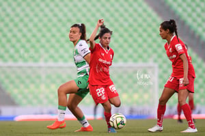 Patricia Jardón, Alejandra Curiel | Santos vs Toluca J10 C2023 Liga MX femenil