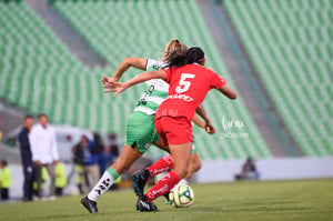 Alexia Villanueva, Zulma Hernández | Santos vs Toluca J10 C2023 Liga MX femenil