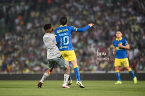 Bruno Amione, Diego Valdés | Santos vs America J14