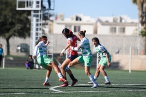 Mereli Zapata, Joanna Aguilera, Ariana Navarro | Santos vs Chivas femenil sub 19