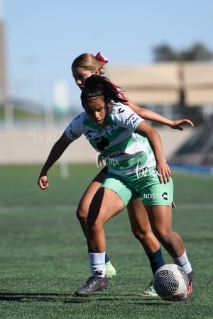 Leslye Hernández, Paulina Peña | Santos vs Chivas femenil sub 19