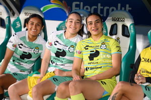 Luisa De Alba, Karol Contreras, Cynthia Rodríguez | Santos vs Cruz Azul femenil