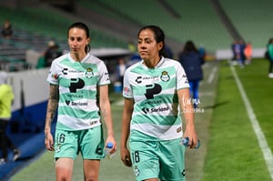 Sofía García, Arlett Tovar | Santos vs Cruz Azul femenil