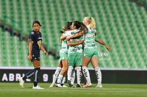 celebran gol de Lia | Santos vs Pumas femenil