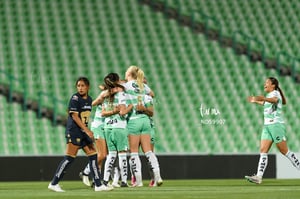 celebran gol de Lia | Santos vs Pumas femenil