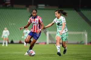 Yessenia Novella, Farlyn Caicedo | Santos Laguna vs Atlético San Luis femenil