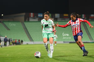 Mariela García, Alexxandra Ramírez | Santos Laguna vs Atlético San Luis femenil