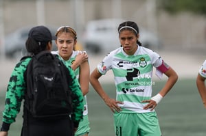 equipo, Joanna Aguilera, Ailin Serna | Santos vs Tijuana femenil J15 sub 19