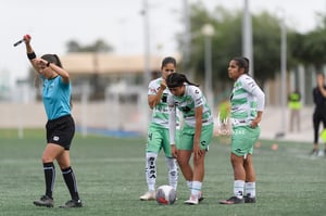 Maika Albéniz, Paulina Peña, Tania Baca | Santos vs Tijuana femenil J15 sub 19
