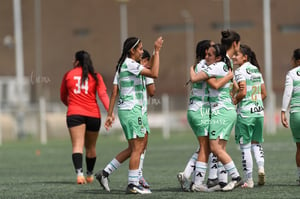 festejan gol, Judith Félix | Santos vs Tijuana femenil J15 sub 19