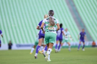 Luisa De Alba, Delantera SAN #19, Jermaine Seoposenwe, Delantera MON #12, Santos vs Monterrey
