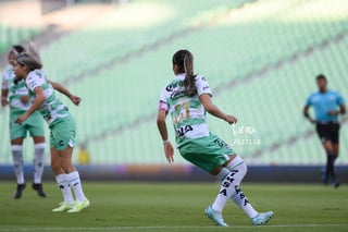 Luisa De Alba, Delantera SAN #19, Jermaine Seoposenwe, Delantera MON #12, Santos vs Monterrey