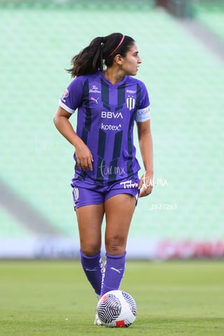 Hannia De Ávila, Portera SAN #1, Carlee Giammona, Media MON #6, Santos vs Monterrey