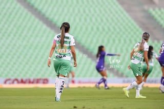 Arlett Tovar, Defensa SAN #18, Santos vs Monterrey