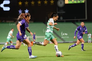 Katia Estrada, Defensa SAN #14, Karol Bernal, Defensa MON #13, Santos vs Monterrey