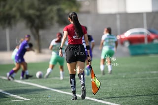 María Sosa, Defensa MON #47, Aylin Salais, Delantero SAN #66, Santos vs Monterrey