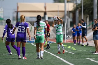 Celeste Guevara, Medio SAN #60, Yoselin Arredondo, Defensa MON #53, Santos vs Monterrey