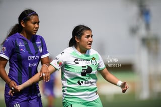 Maika Albéniz, Defensa SAN #24, Santos vs Monterrey