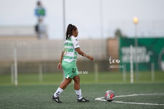 Paulina Peña, Medio SAN #55, Santos vs Monterrey