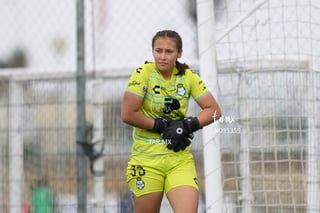 Aida Cantú, Portero SAN #33, Santos vs Monterrey