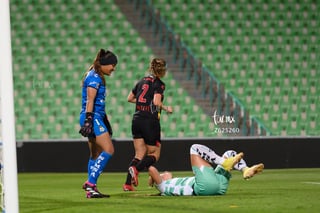 Katia Estrada, Defensa SAN #14, Santos vs Tijuana