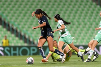 gol, Aerial Chavarin » Santos vs Pumas femenil