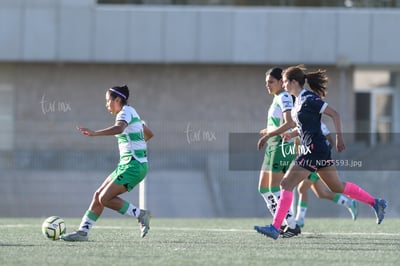 Guerreras del Santos Laguna vs Rayadas de Monterrey femenil sub 18