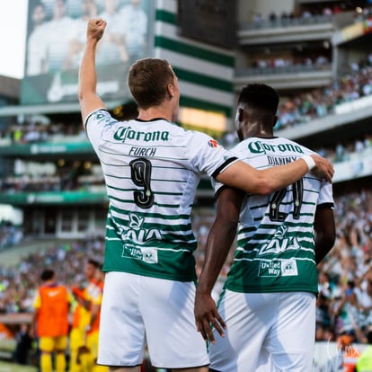 Festejo de gol | Clausura semifinal 2018, Santos vs América, ida