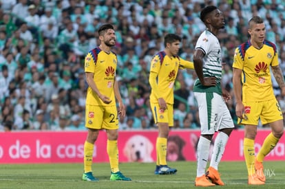 Oribe Peralta, Djaniny Tavares | Clausura semifinal 2018, Santos vs América, ida