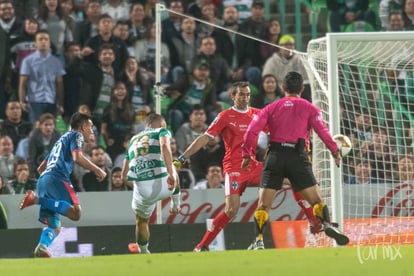 Tiro del Cabecita Rodríguez | Santos Laguna vs Rayados de Monterrey cuartos de final apertura 2018, vuelta