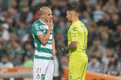 Matheus Doria, Jonathan Orozco | Santos Laguna vs Rayados de Monterrey cuartos de final apertura 2018, vuelta