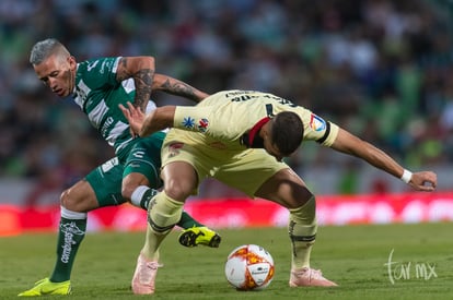 Brian Lozano, Guido Rodríguez | Santos vs América jornada 16 apertura 2018