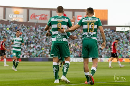 festejo gol | Santos vs Atlas jornada 12 apertura 2018