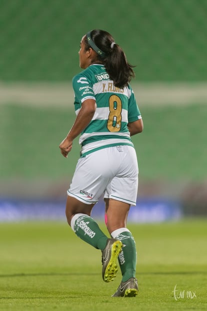 Yahaira Flores 8 | Santos vs Atlas jornada 16 apertura 2018 femenil