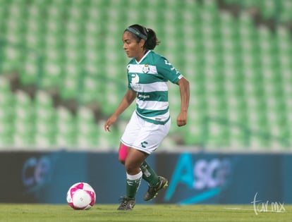 Yahaira Flores 8 | Santos vs Atlas jornada 16 apertura 2018 femenil