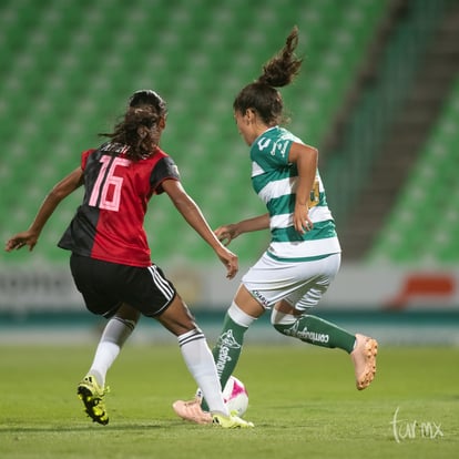 Mitzi Martínez 16, Andrea Hurtado 9 | Santos vs Atlas jornada 16 apertura 2018 femenil