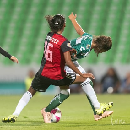 Mitzi Martínez 16, Andrea Hurtado 9 | Santos vs Atlas jornada 16 apertura 2018 femenil