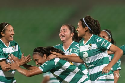 Festejo gol Melissa Sosa | Santos vs Atlas jornada 16 apertura 2018 femenil