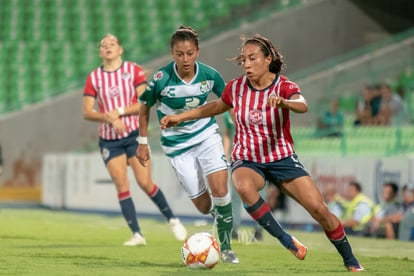 Brenda Guevara | Santos vs Chivas jornada 12 apertura 2018 femenil