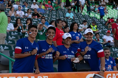 Afición celeste | Santos vs Cruz Azul jornada 7 apertura 2018